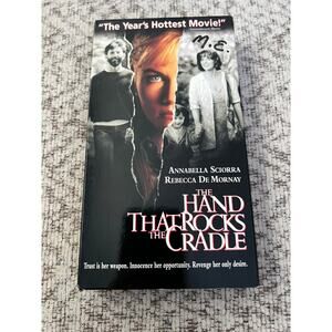 The Hand That Rocks the Cradle Thriller VHS Movie Pre-Loved